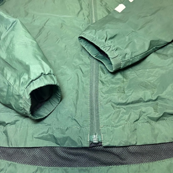 Vans Kids Garnett Windbreaker Jacket Green Black Full Zip Hooded Skate Snow Punk - Picture 6 of 11